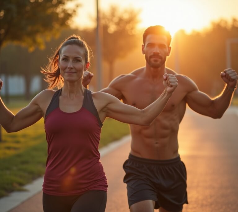 Active mature person