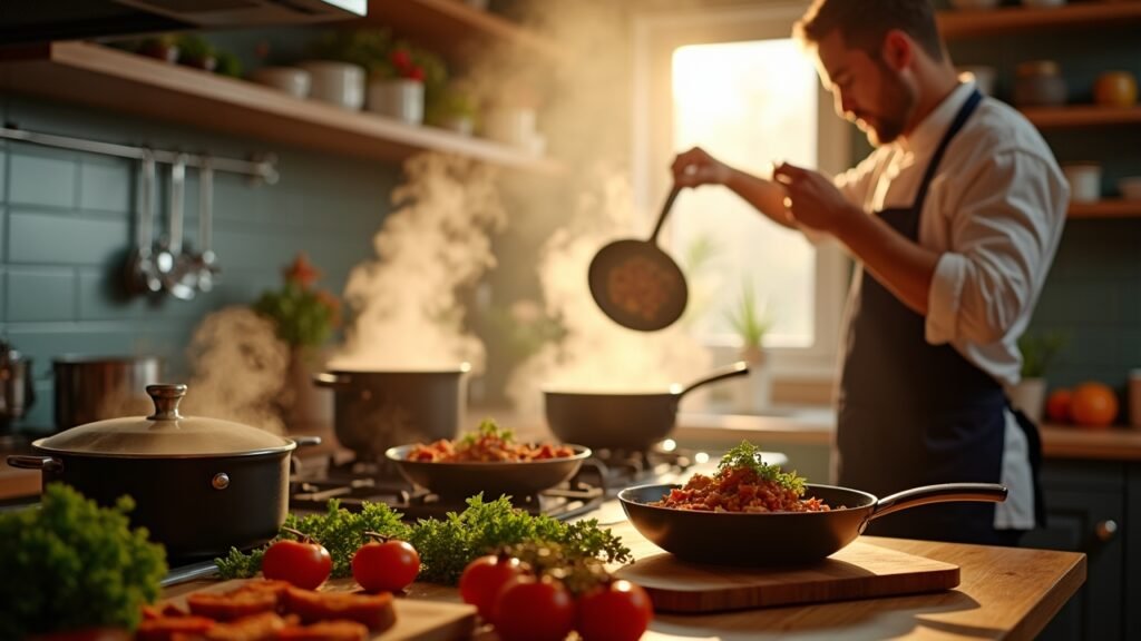 Cooking multiple dishes