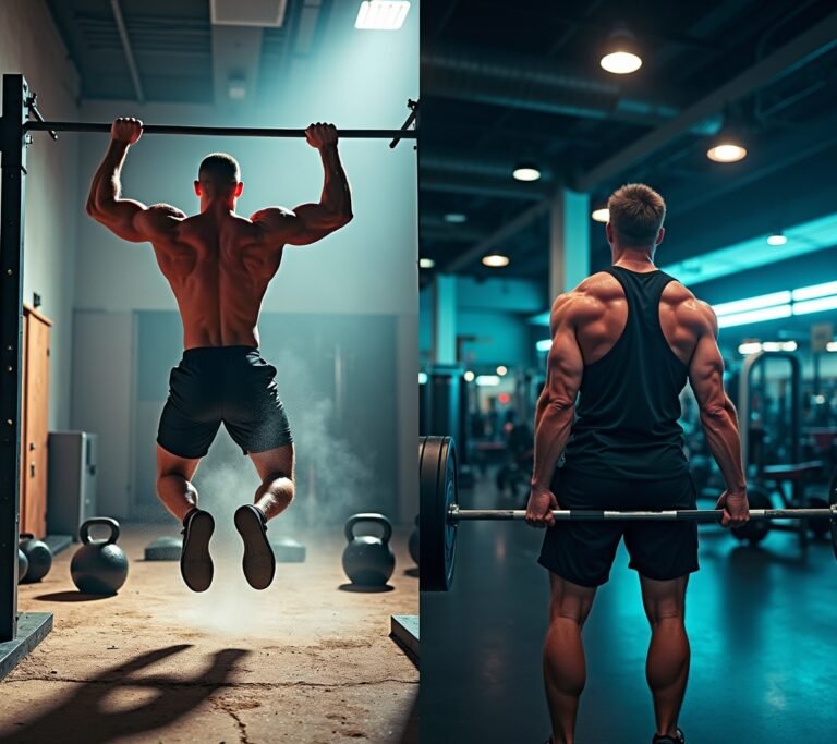 CrossFit box workout