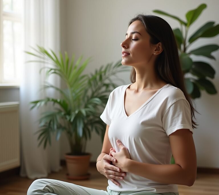 Deep breathing technique