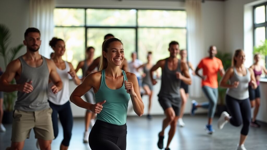 Group exercise community