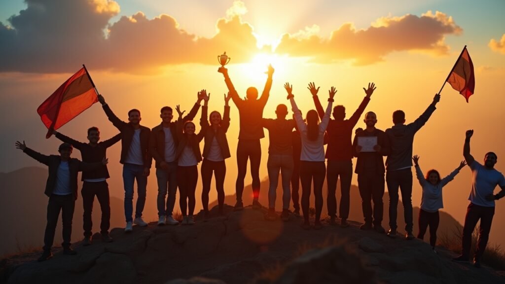 Achievement celebration