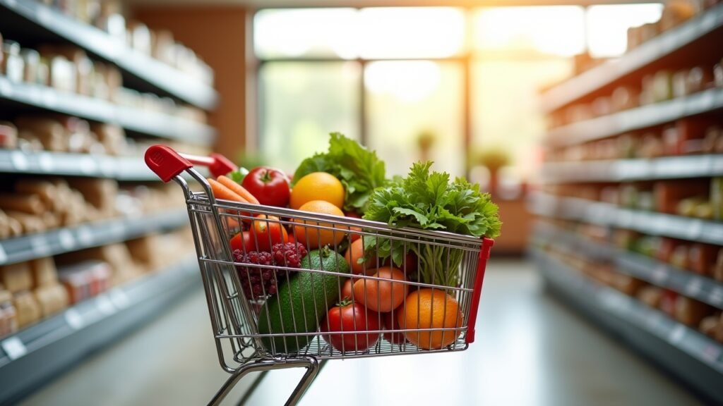 Healthy shopping cart