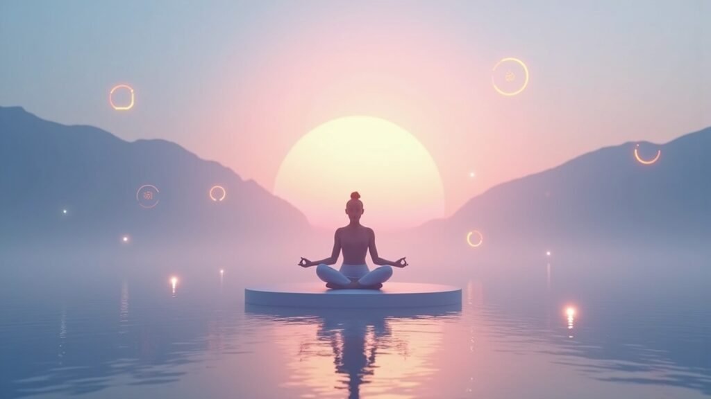 Guided meditation app
