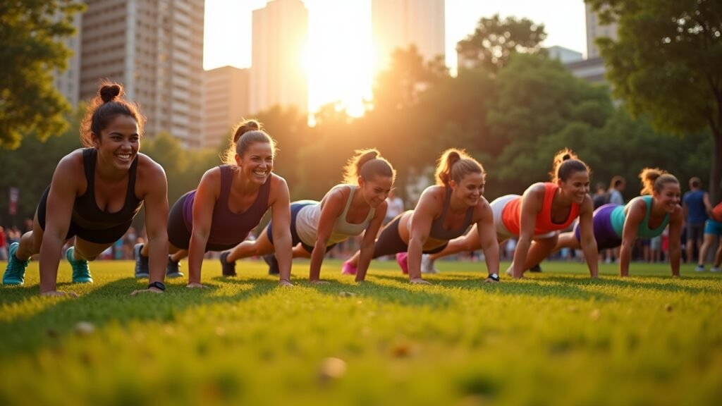 Park workout group