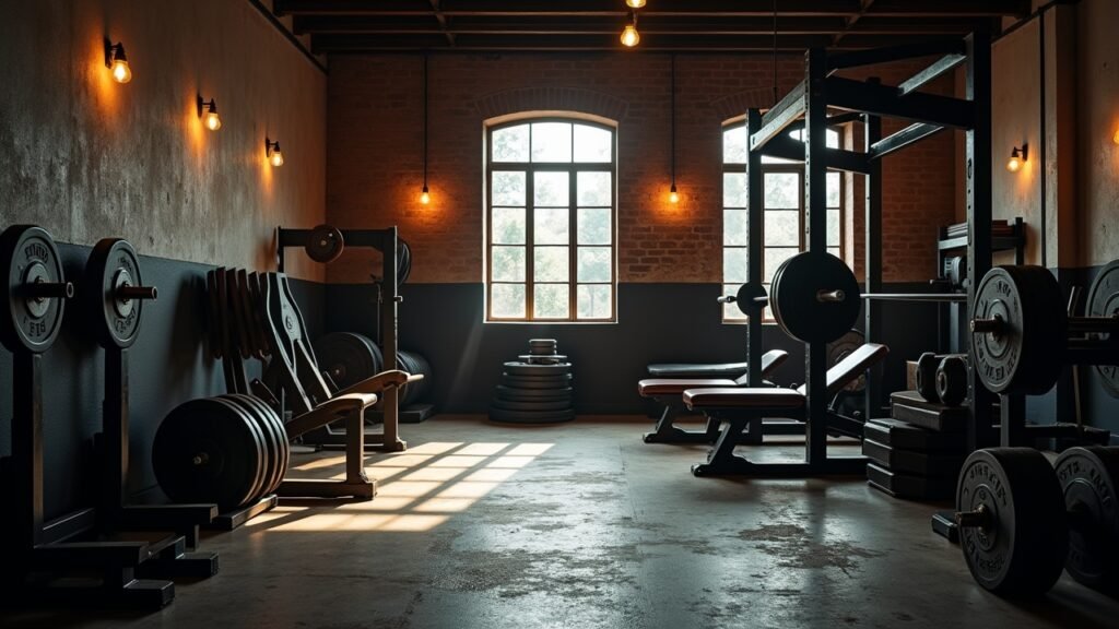 Traditional gym equipment