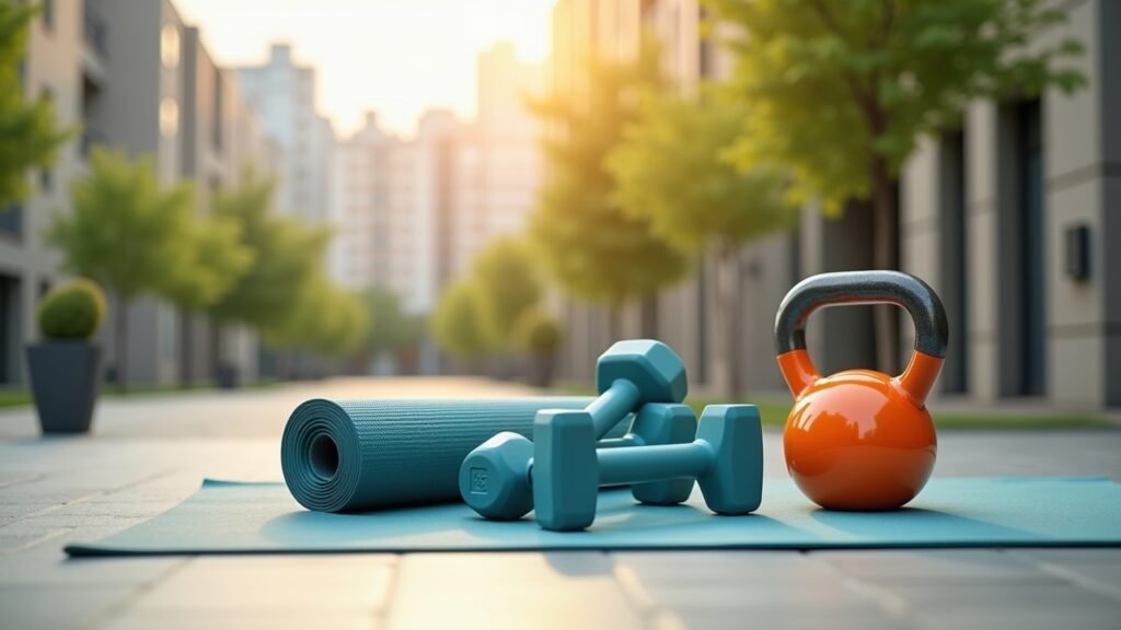 Portable fitness equipment