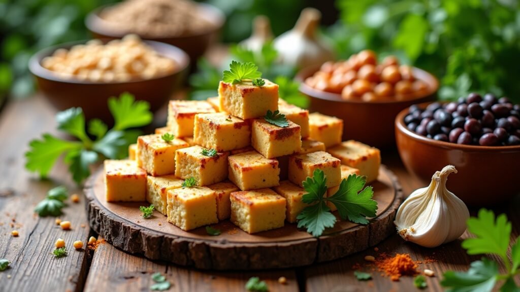 Tofu and legumes