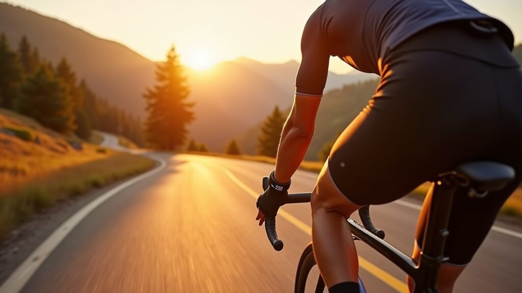 Cycling fitness tracker