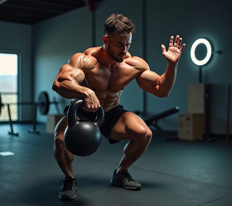 Kettlebell swing demo