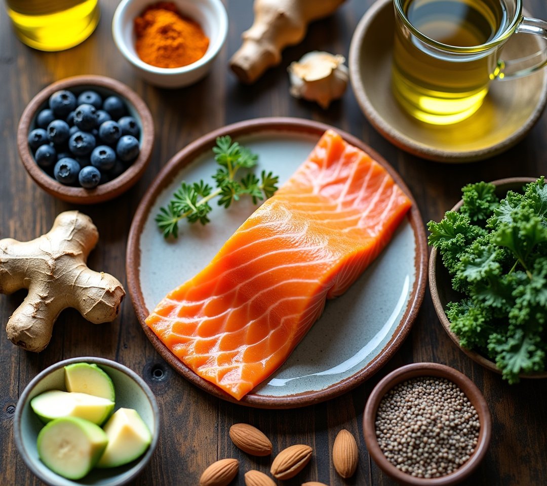 Colorful anti-inflammatory foods