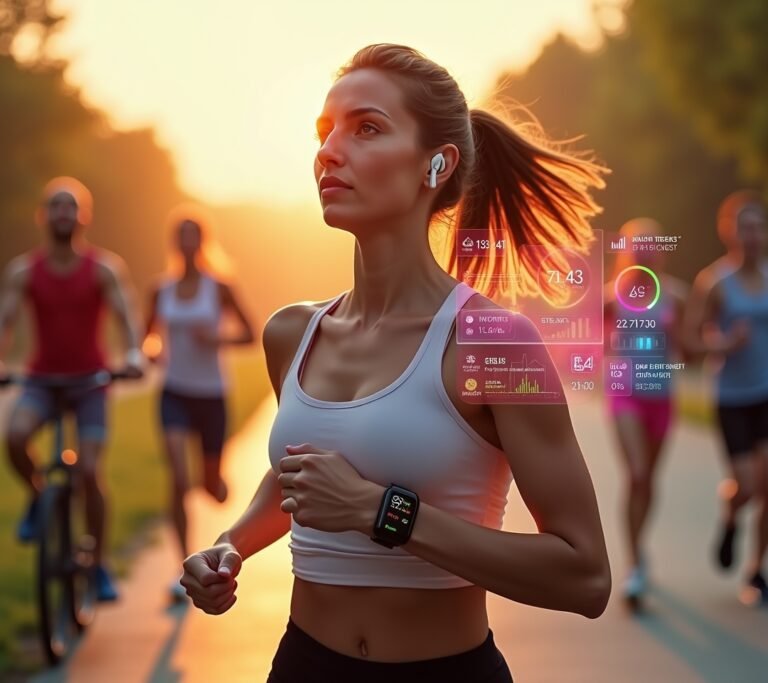 Fitness app interface