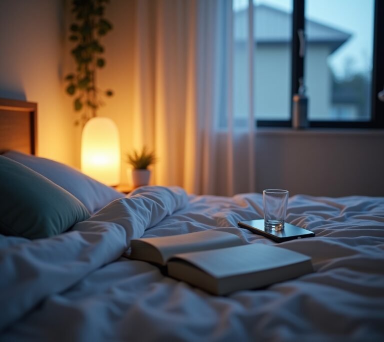 Dark bedroom