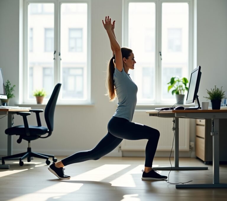 Hip flexor stretch