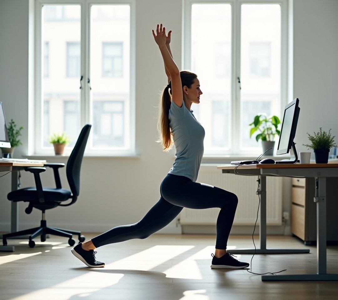 Hip flexor stretch